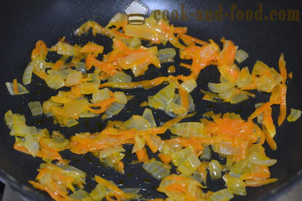Νόστιμα εύθρυπτο φαγόπυρο με λαχανικά σε ένα ταψί - πώς να μαγειρεύουν το φαγόπυρο με λαχανικά, ένα βήμα προς βήμα φωτογραφίες συνταγή