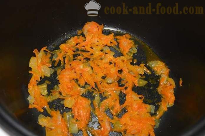 Λάχανο στιφάδο με λουκάνικα σε multivarka και τα κολοκυθάκια - πώς να μαγειρεύουν στιφάδο των multivarka λάχανο, βήμα προς βήμα φωτογραφίες συνταγή