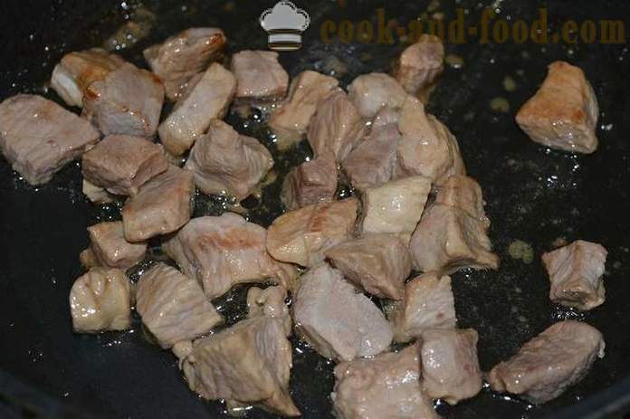 Νόστιμα φαγόπυρο με βάση το κρέας σε ένα τηγάνι - πώς να μαγειρεύουν το φαγόπυρο κουάκερ με βάση το κρέας, μια βήμα προς βήμα φωτογραφίες συνταγή