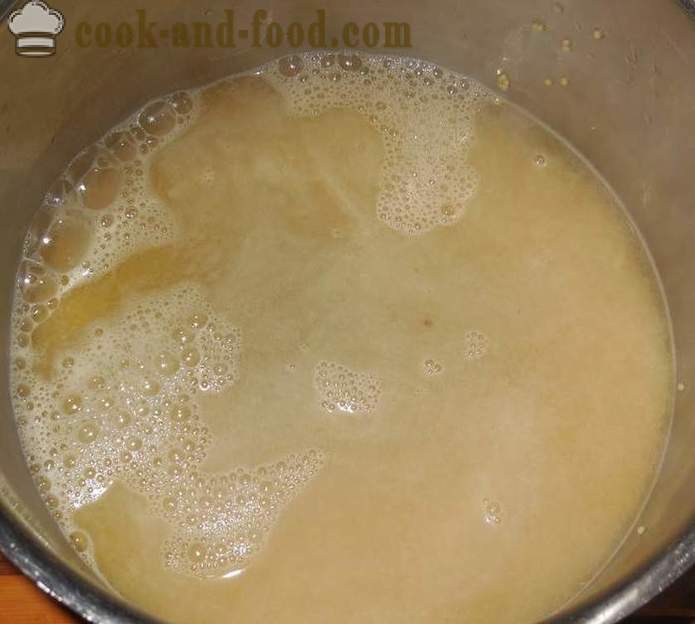 Χαλαρά πληγούρι κεχρί για το νερό - πώς να ετοιμάζω το σιτάρι για το νερό, τη συνταγή με μια φωτογραφία