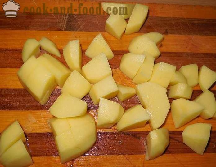 Στιφάδο λαχανικών με κολοκυθάκια, λάχανο και πατάτες στο multivarka - πώς να μαγειρεύουν στιφάδο λαχανικών - βήμα τη συνταγή προς βήμα, με φωτογραφίες