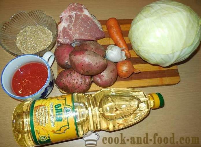 Kapustnyak από φρέσκο ​​λάχανο - πώς να μαγειρεύουν πλιγούρι kapustnyak με πλιγούρι - η συνταγή με μια φωτογραφία
