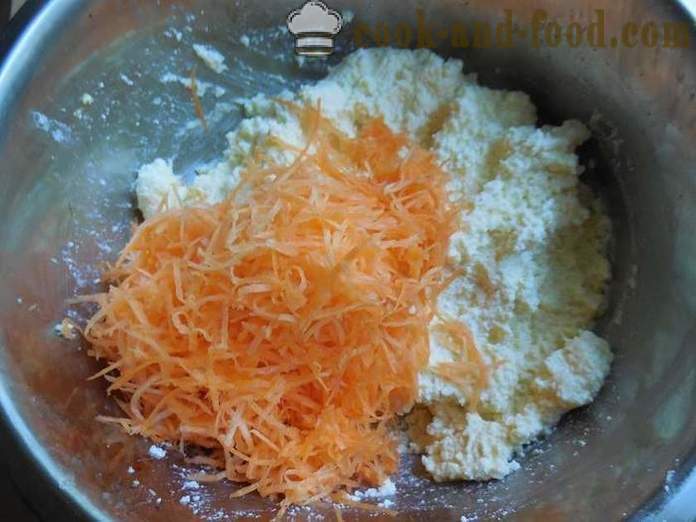 Κέικ τυρί πηγμένο γάλα για τυρί με καρότα στο multivarka - πώς να μαγειρεύουν cheesecake καρότο - ένα βήμα προς βήμα φωτογραφίες συνταγή
