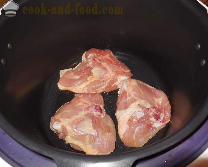 Μπουτάκια κοτόπουλου στη multivarka με γλυκόξινη σάλτσα - συνταγή με φωτογραφίες πώς να μαγειρεύουν την σάλτσα με το κοτόπουλο σε multivarka