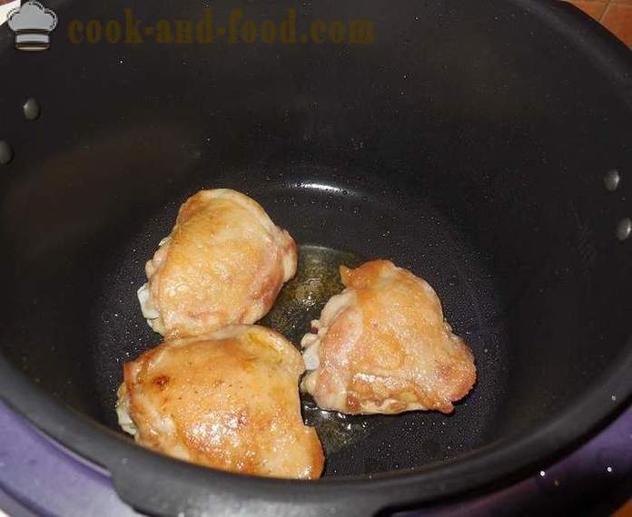 Μπουτάκια κοτόπουλου στη multivarka με γλυκόξινη σάλτσα - συνταγή με φωτογραφίες πώς να μαγειρεύουν την σάλτσα με το κοτόπουλο σε multivarka