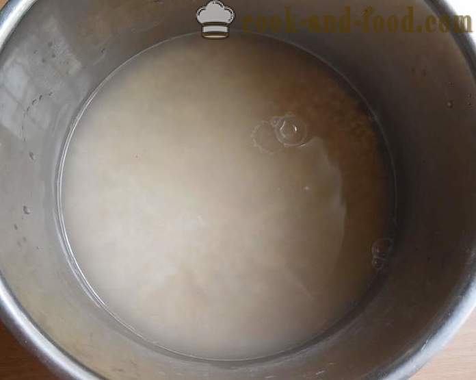 Delicious χυλό κριθαριού για το νερό - ένα βήμα προς βήμα τη συνταγή με φωτογραφίες - πώς να μαγειρεύουν χυλό κριθαριού