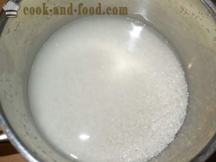 Delicious χυλό ρυζιού με το γάλα και το νερό σε μία κατσαρόλα: υγρό και κλασική (παχύ) - ένα βήμα προς βήμα συνταγή με φωτογραφίες πώς να μαγειρεύουν χυλό ρυζιού με γάλα