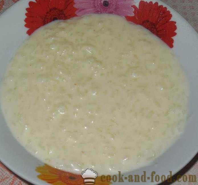 Delicious χυλό ρυζιού με το γάλα και το νερό σε μία κατσαρόλα: υγρό και κλασική (παχύ) - ένα βήμα προς βήμα συνταγή με φωτογραφίες πώς να μαγειρεύουν χυλό ρυζιού με γάλα