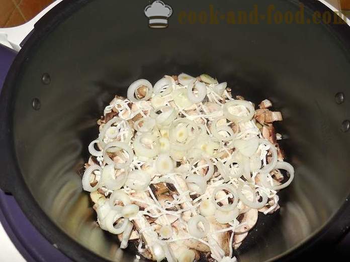 Λαχανικών κατσαρόλα με μανιτάρια και πατάτες στο multivarka - πώς να μαγειρεύουν λαχανικών κατσαρόλα - συνταγή με φωτογραφίες - βήμα προς βήμα