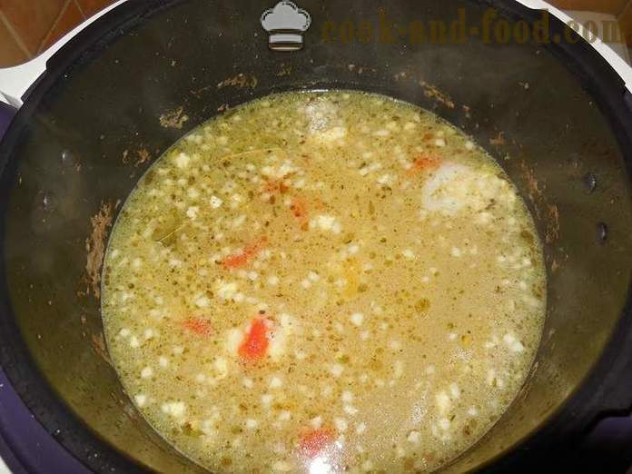 Delicious σούπα λαχανικών με κρέας στο multivarka - ένα βήμα προς βήμα τη συνταγή με φωτογραφίες πώς να μαγειρεύουν σούπα λαχανικών με κατεψυγμένα μπιζέλια και φασολάκια