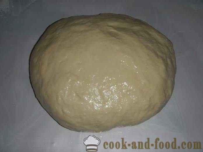 Κέικ ζύμης με λάχανο τηγανητά σε ένα τηγάνι - πώς να μαγειρεύουν τη ζύμη σαν πούπουλο και νόστιμο άπαχο γέμιση, βήμα προς βήμα φωτογραφίες συνταγή