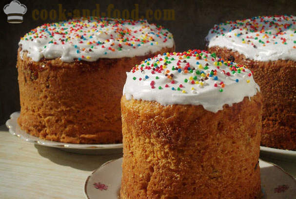 Sdobny γλυκό κέικ με γάλα - η καλύτερη συνταγή για κέικ γλυκά για το Πάσχα