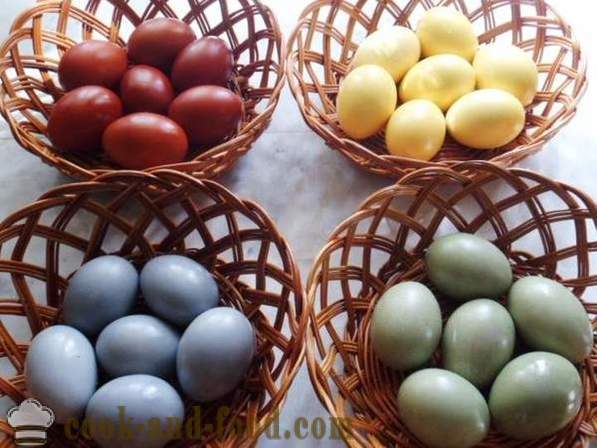 Φυσικές βαφές για τα αυγά για το Πάσχα - πώς να κάνει μια φυσική χρωστική ουσία στο σπίτι