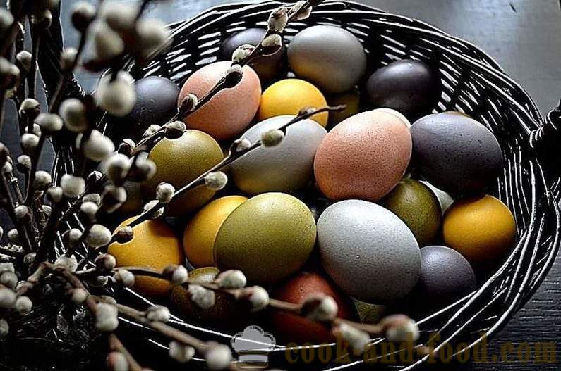 Φυσικές βαφές για τα αυγά για το Πάσχα - πώς να κάνει μια φυσική χρωστική ουσία στο σπίτι