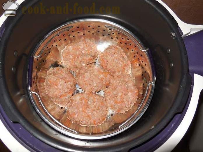 Grechanik με κιμά στο multivarka - πώς να μαγειρεύουν μια γαλοπούλα Grechanik στον ατμό, βήμα προς βήμα φωτογραφίες συνταγή.