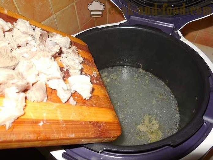 Πράσινη σούπα με οξαλίδα σε multivarka πώς να μαγειρεύουν πράσινη σούπα σε multivarka, βήμα προς βήμα συνταγή με φωτογραφίες.