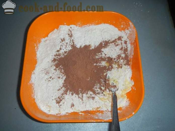 Σοκολάτα cheesecake Giraffe - πώς να μαγειρεύουν μια τούρτα, βήμα προς βήμα φωτογραφίες συνταγή