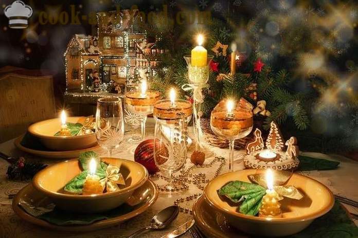 Πίνακας διακόσμηση για το Νέο Έτος - πώς να διακοσμήσετε το τραπέζι των Χριστουγέννων για το 2016 Έτος του πιθήκου (με φωτογραφίες).