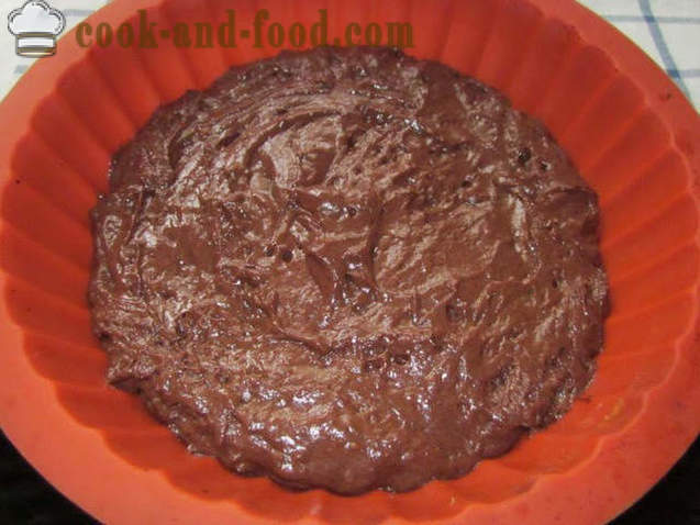 Σοκολάτα παντεσπάνι με κεφίρ, μια απλή συνταγή - πώς να κάνει ένα κέικ με κεφίρ χωρίς αυγά (φωτογραφίες συνταγή)