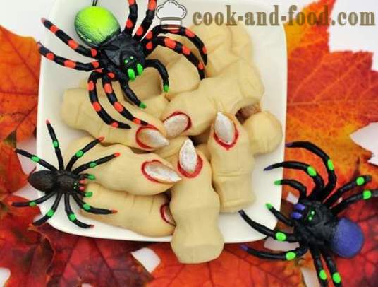 Γλυκά και κέικ για το Halloween - Μάγισσες Δάχτυλα μπισκότα και άλλα γλυκίσματα με τα χέρια τους, απλές συνταγές ψησίματος