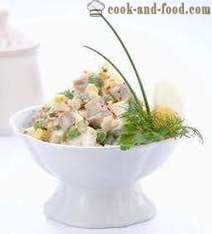 Σαλάτα: κλασικά συστατικά συνταγή, την ιστορία, τη σύνθεση, Olivier, το μαγείρεμα, σαλάτα.