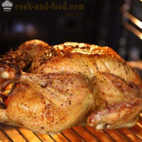 Πώς νόστιμο ψητό κοτόπουλο στο φούρνο - βίντεο συνταγές στο σπίτι