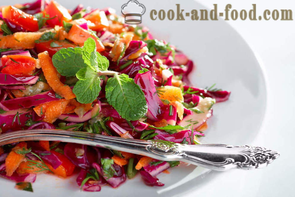 Κόκκινο λάχανο: τρεις υγιείς συνταγή σαλάτας