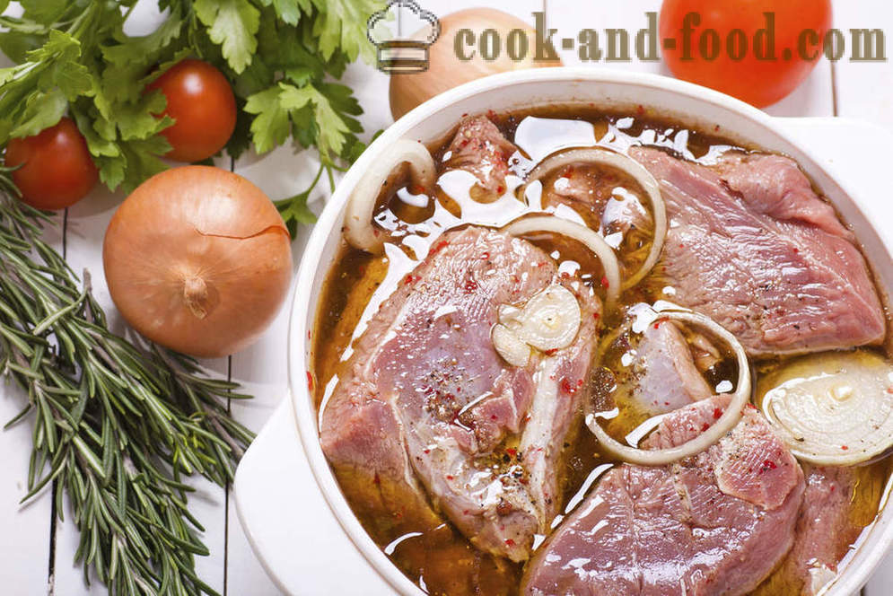 Πώς να μαρινάρετε το κρέας για σουβλάκι σε ξύδι - βίντεο συνταγές στο σπίτι