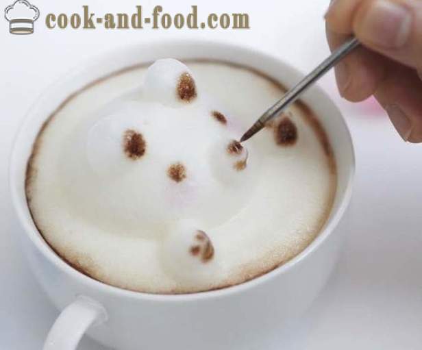 Σχέδια για καφέ: ζωγραφική latte art