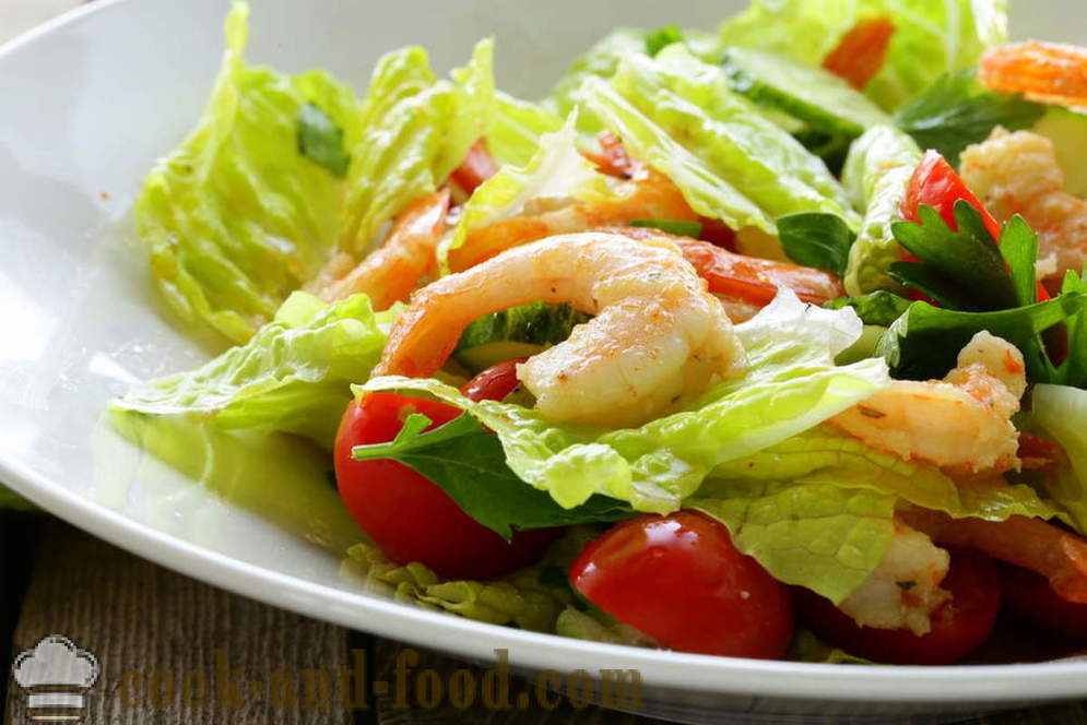 Συνταγή: Η βιταμίνη σαλάτα με λαχανικά, γαρίδες και τα θαλασσινά